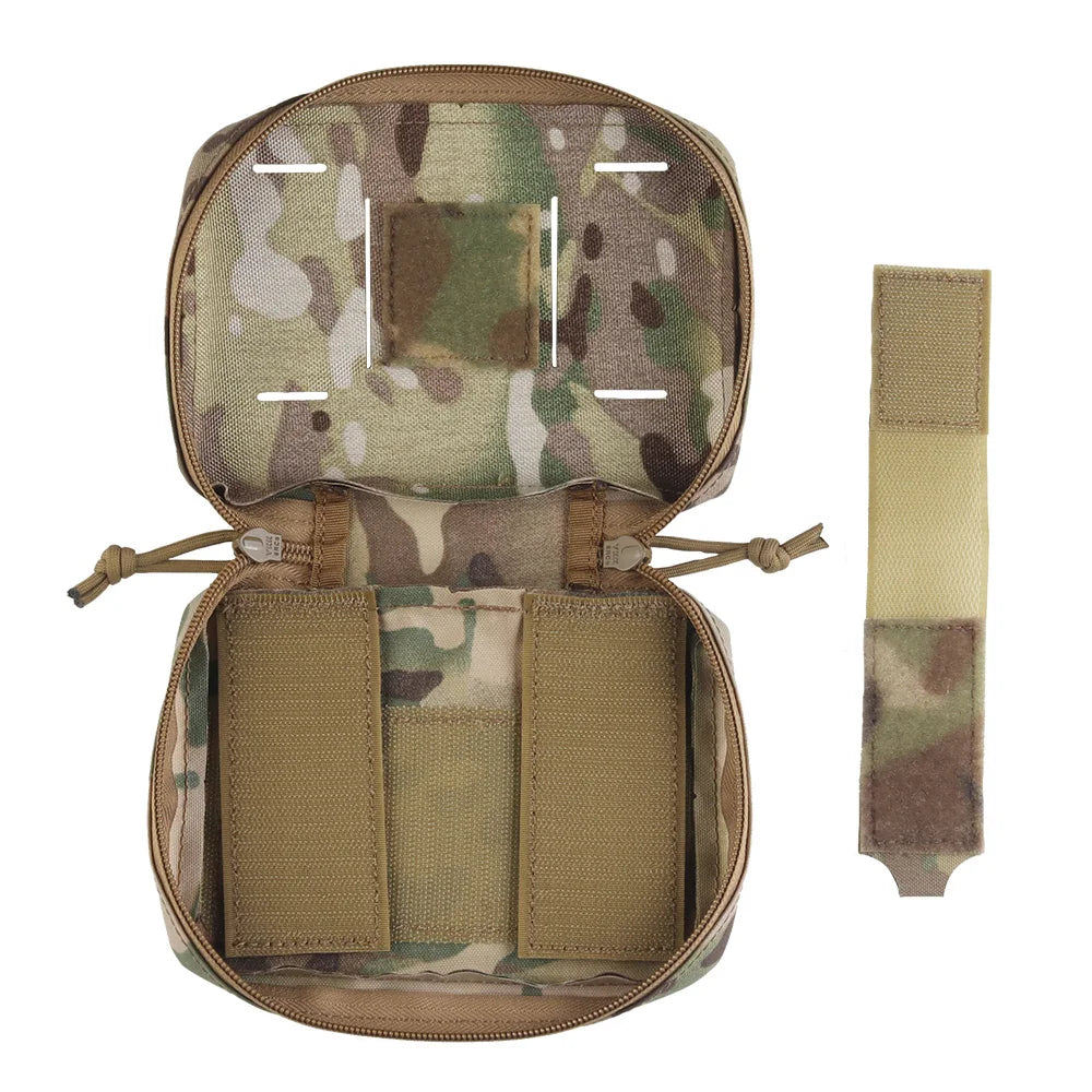 Tactical Molle Plate Carrier Pouch Foldable Navigation Phone Holder Chest Pack Airsoft Hunting Outdoor Utility Gear