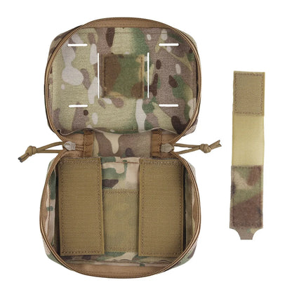 Tactical Molle Plate Carrier Pouch Foldable Navigation Phone Holder Chest Pack Airsoft Hunting Outdoor Utility Gear