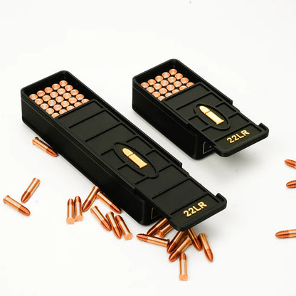 .22LR Ammo Storage Box 50/100 Round Two Ammo Capacity Storage Box 3D Printed Plastic Material