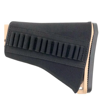 Cartridge Belt 14 Rounds Ammunition Package Nylon Tactical 14 Shells Rifle Buttstock Hold Outdoor Shooting Accessory Bag