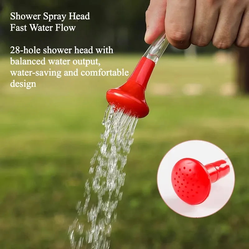 Portable Outdoor Foldable Solar Shower Bag, 20L Camping Water Heating & Storage Bag
