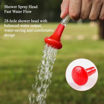 Portable Outdoor Foldable Solar Shower Bag, 20L Camping Water Heating & Storage Bag