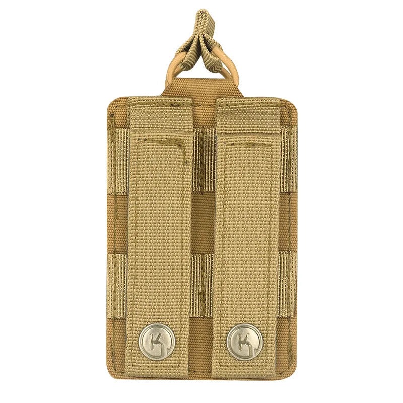 Outdoor Molle 5.56 Magazine Pouch Single Mag Holder Universal Laser Cut Flashlight Pouch Knife Pocket Hunting Gear