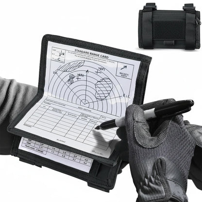 Tactical Wrist Map Pouch Arm Map Holder Armband Sleeve 6.5x5.5” Map Case Cover Utility EDC Card Holder for Hunting Shooting