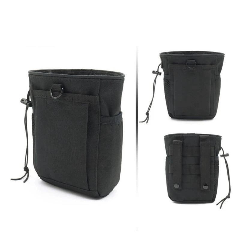 Tactical Molle Dump Drop Pouch Magazine Pouch Pocket Drawstring Recovery Bag Hunting Accessories Utility Waist Pack