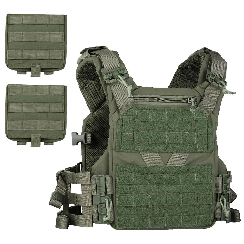 K series Plate Carrier Camo Style Full-Size Universal Ranger Green Hunting Vest Airsoft Tactical Gear with Quick-release System