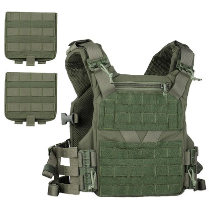 K series Plate Carrier Camo Style Full-Size Universal Ranger Green Hunting Vest Airsoft Tactical Gear with Quick-release System
