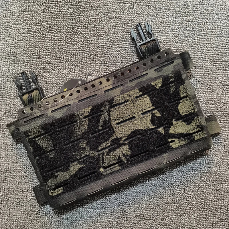 Airsoft MK5 SS Chest Rig Plate Multicam Tactical Chest Hanging Laser Cutting Molle Expansion Conversion Carrier Plate Pouch Gear
