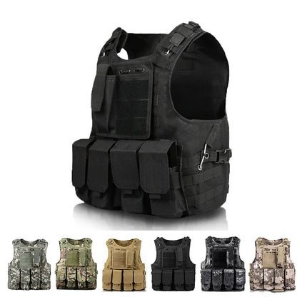 Tactical Plate Carrier Vest Hunting Paintball Combat Waistcoat Airsoft Outdoor Clothing Molle Assault CS Vests Military Gear