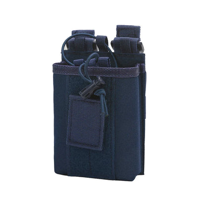 Tactical Molle Radio Walkie Talkie Pouch Outdoor Portable Radio Interphone Holster Carry Bag Adjustable Universal Radio Holder
