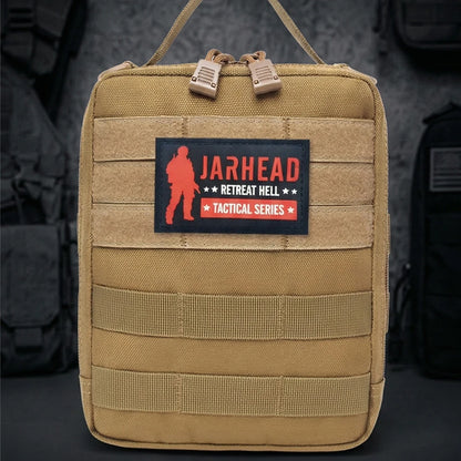 Tactical MOLLE First Aid Pouch Nylon Water Resistant EDC Medical Bag Organizer for Outdoor Hiking Camping Hunting