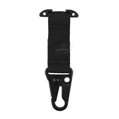 Tactical Molle Clip Swivel Triangle Plastic Snap Hook Tee Mount Hanging Carabiner Glove Holder Battle Belt Hunting Accessories