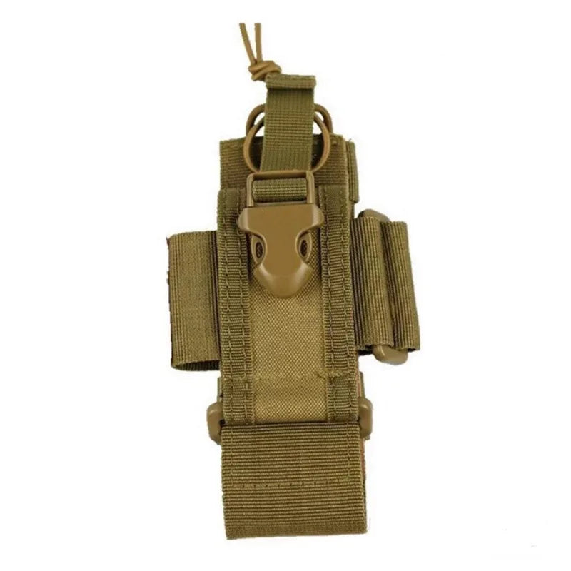 Adjustable Tactical Radio Holder Bag Molle Two Way Radio Holster Pouch Holder Oxford Duty Storage Case Walkie