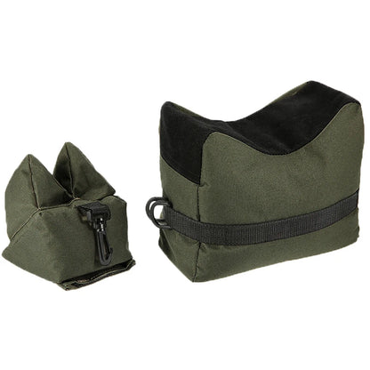 Front & Rear Tactical Bag Unfilled Support Stand Hunting Bag Gun Accessories Hunting Shooting Gun Rest Bag Set