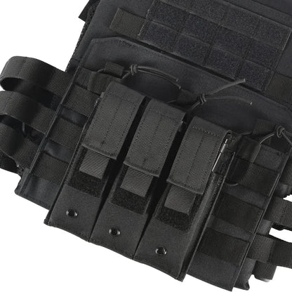9mm Magazine Pouch Single Double Mag Bag Outdoor Molle Open-Top Magazine Pouch for M1911 92F Torch Bag Triple Bag