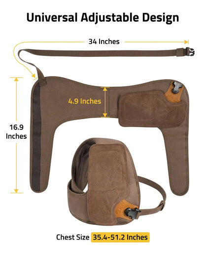 CVLIFE Recoil Pad Shoulder Pad Vest Universal Protector for Range Hunting