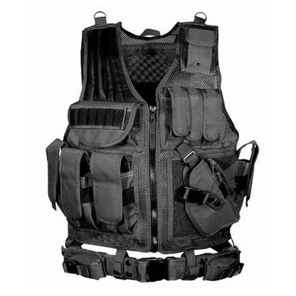 Adjustable Molle Tactical Vest Military Combat Body Armor Vests Security Hunting Army Outdoor CS Game Airsoft Training Jacket