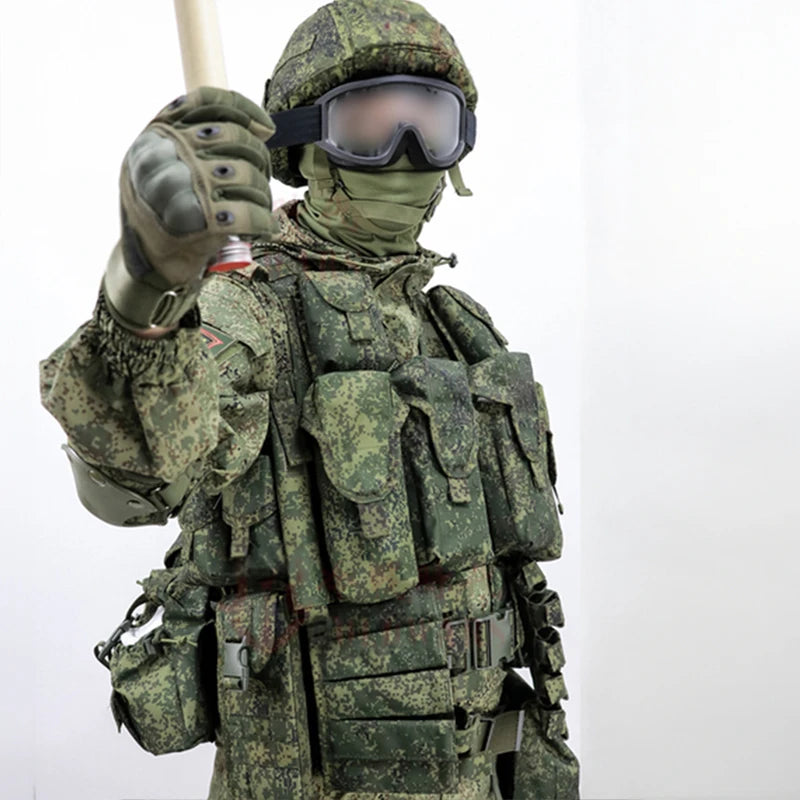 Cold War Russia 3.0 6sh117 Tactical Equipment Set EMR Ribbon Russian Little Green Man Outdoor Hunting COS  Equipment