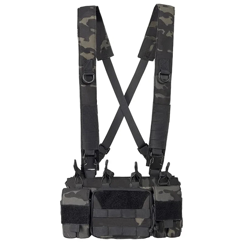 ONETIGRIS Tactical MOLLE Chest Rigs X Harness JPC Hunting Airsoft Magazine Pouch Tactical Plate Carrier Vest Equipment