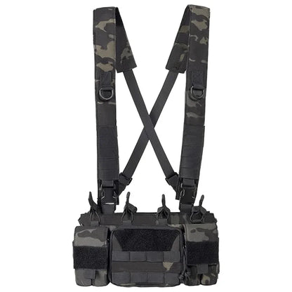 ONETIGRIS Tactical MOLLE Chest Rigs X Harness JPC Hunting Airsoft Magazine Pouch Tactical Plate Carrier Vest Equipment