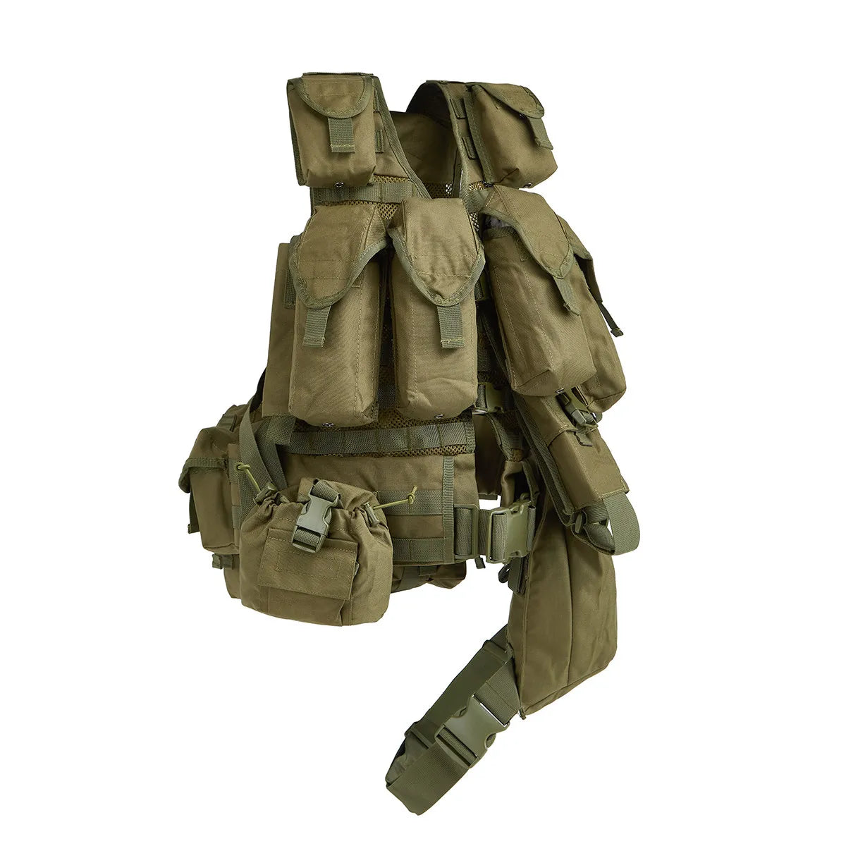 Tactical Russian Full set Vest MOLLE 1000D Multi-functional Adjustable Carrying Gear for Outdoor Hunting Shooting Battle Games