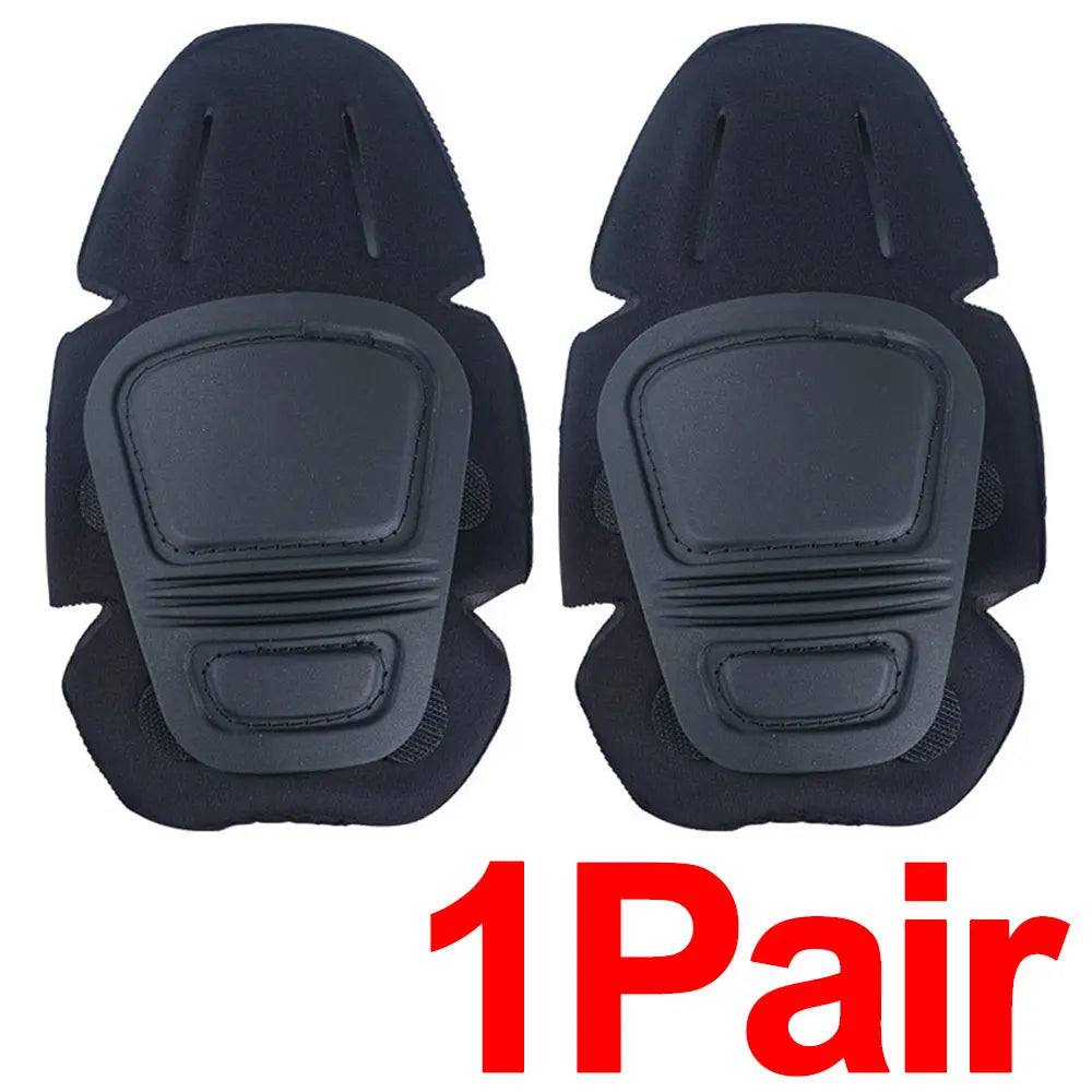 Tactical Knee Elbow Pads Set Outdoor Camouflage Combat Gear Hunting Suit Protection Quick-insert Soft Cushion Military Guard