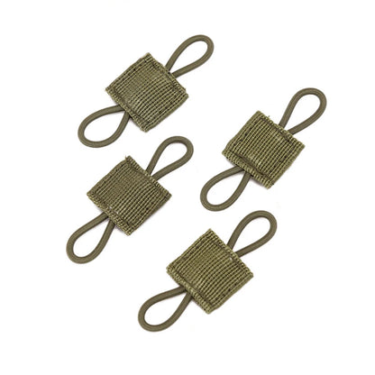 4PCS 600D Nylon Elastic Rope Outdoor Tools for Hunting Bags for Fixed Flashlight Molle System Compatible Military Combat