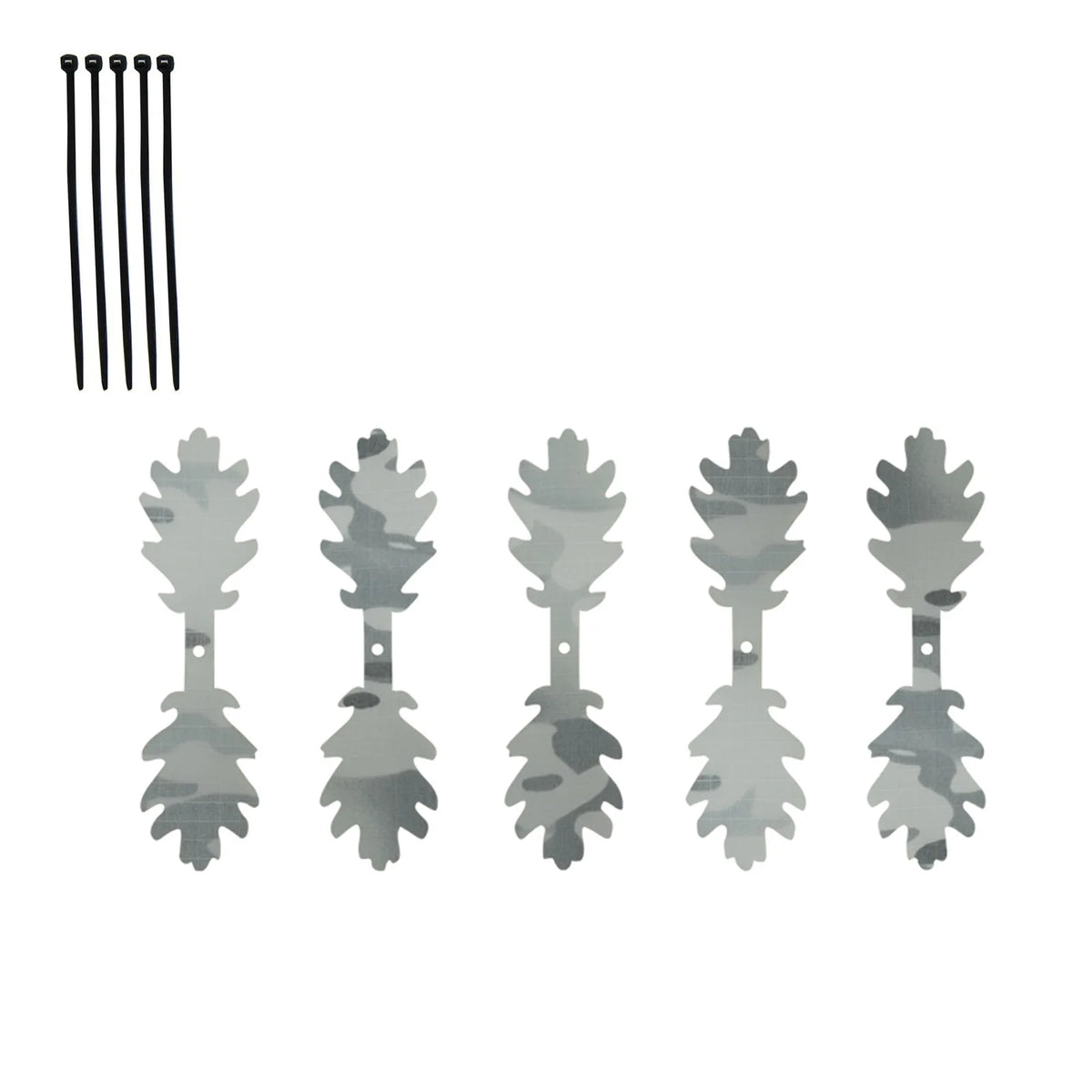 5Pcs 3D Camouflage Strip Tactical Decor Accessories For Helmet Backpack Ghillie Suit Outdoor Hunting Camo Decoration Accessories