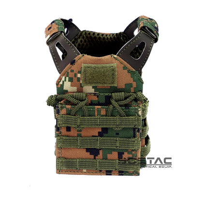 Paintball Mini Molle Vest Adjustable tactical accessory Kitty Camo Doll Carrier Decorative Tactical Gear Beer Vest 600D Nylon