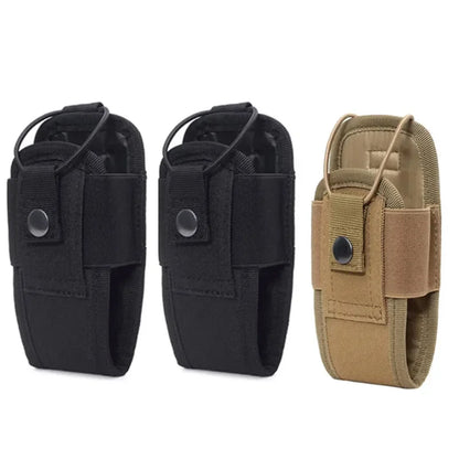1/3pc Tactical Molle Radio Walkie Talkie Pouch Holder Pocket Waist Bag Portable Interphone Holster Carry Bag for Hunting Camping