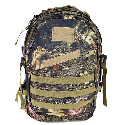 Large Capacity Tactical Camouflage Backpack, Waterproof, Biomimic Molle, Hunting, Mountain Climbing, Fishing, Hiking, 40L