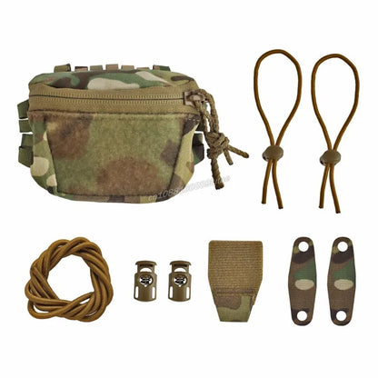 Tactical SC Helmet Battery Pouch Balance Retention Anchoring Integrated Node Pocket New Universal Rear Battery Storage Case Bag