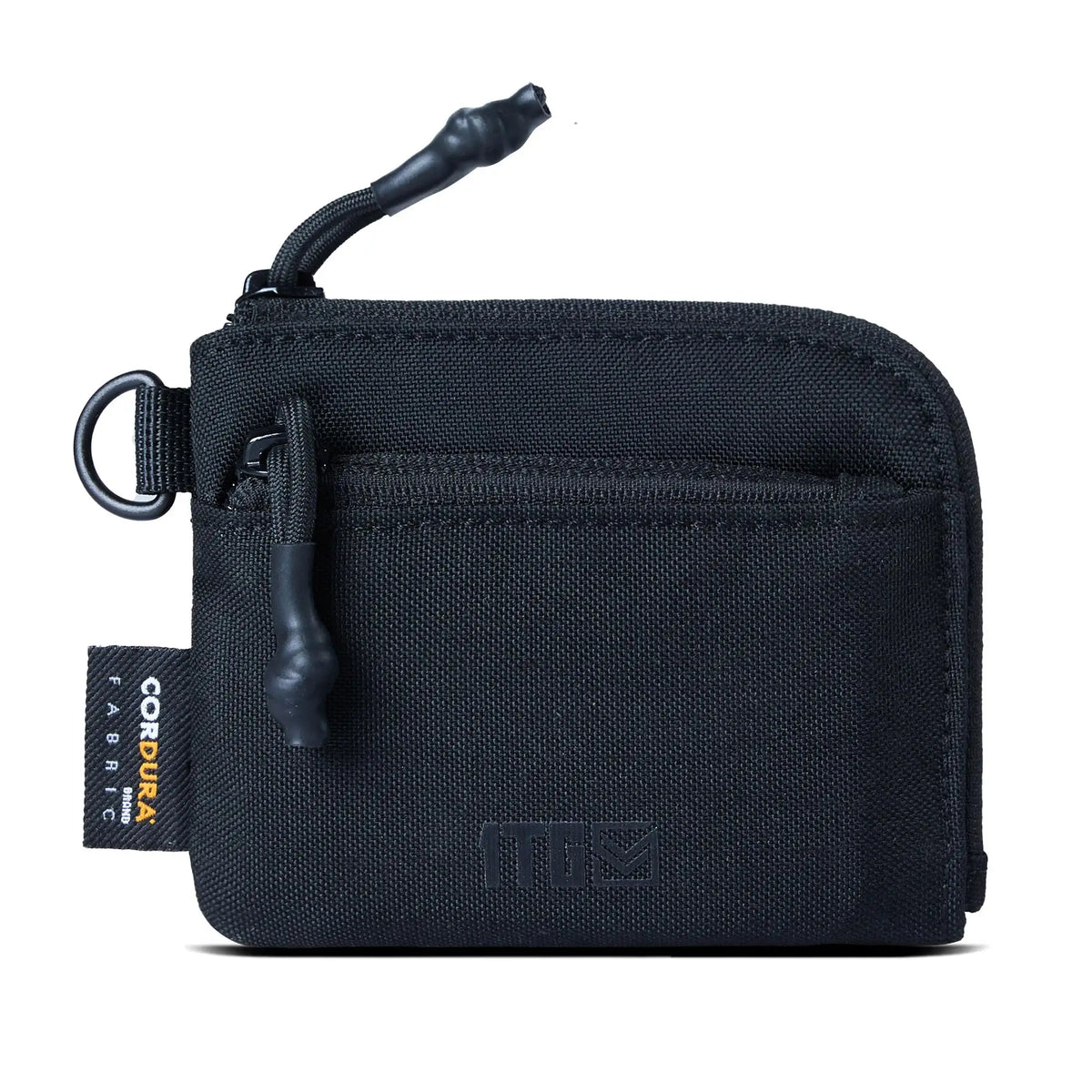 1TG TACTICAL Coin Purse, 500D Minimalist Wallet Change Purse ID Card Holder Money Pouch Tactical Bag with YKK Zipper-Camo