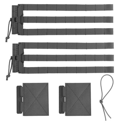 2Pcs Tactical Molle Quick Release Clasp LV119 AVS JPC SPC Hunting Airsoft Plate Carrier Vest  Cummerbund Molle Waist Belt