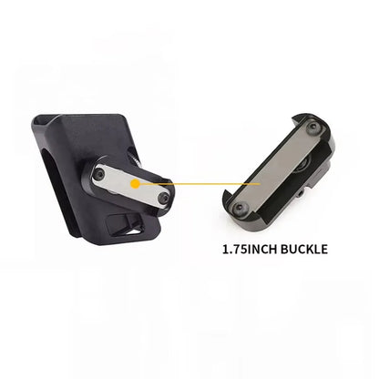 IPSC Aluminum Magazine Pouch, CNC Machined, 360° Multi-Angle Adjustable Quick-Draw Holster for Glock,1911, Hi-Capa & More Pistol
