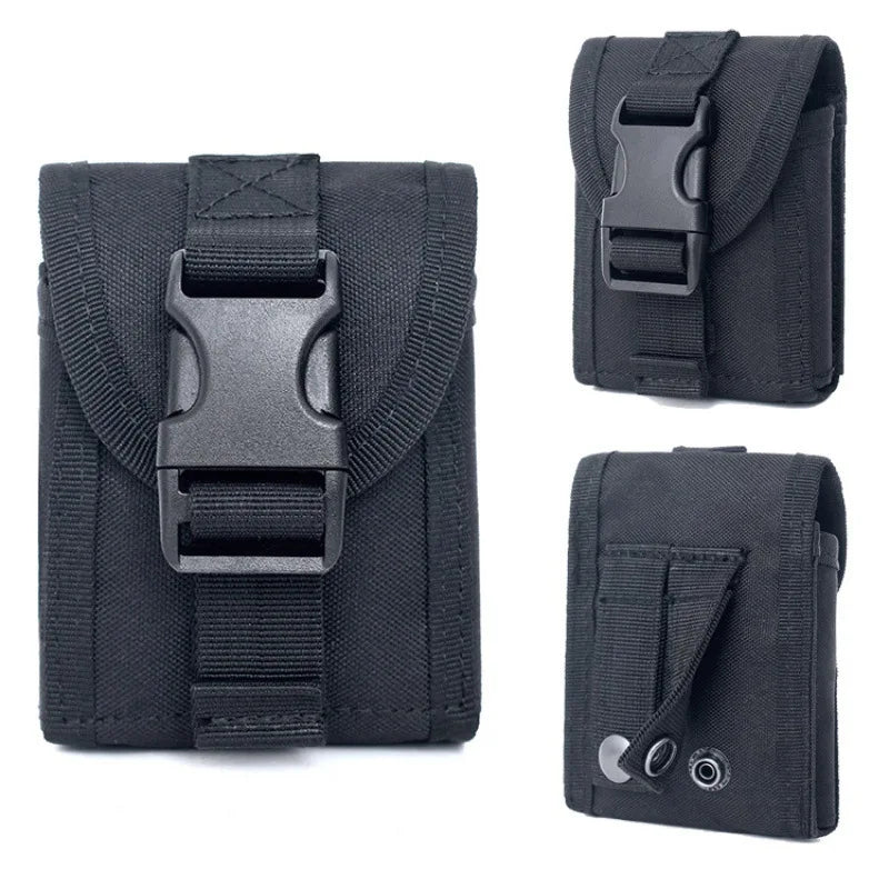 Compact Tactical EDC Cigarette Pouch Tools Organizer 1000D Nylon Water Resistant MOLLE Backpack Vest Hunting Mag Bag Waist Pack