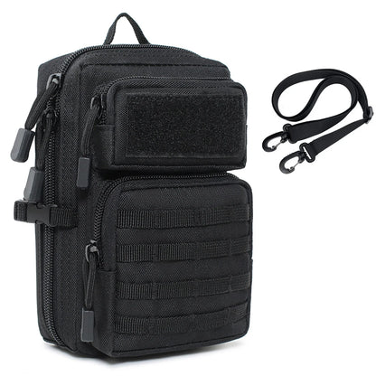 Tactical Molle Utility Pouch Outdoor Hiking Travelling Sling Backpack EDC Tool Pouch Medical Waist Packs Hunting Shoulder Bag