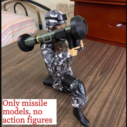 3D Printed FGM-148 Soldier Figure Accessories Javelin Anti-Tank Model Static Display Piece for Military Enthusiasts' Collections