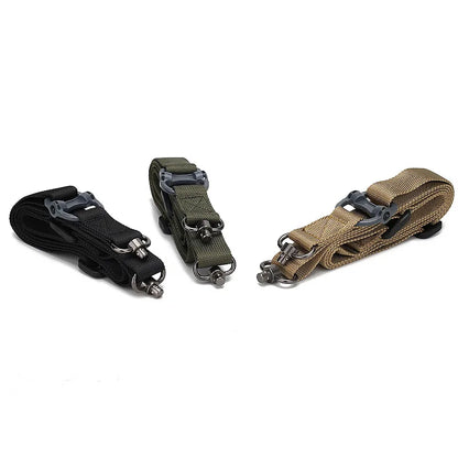 Adjustable MS4 Rifle Sling Gun QD Metal Strap Swivel Tactical Nylon 2 Points Multi Mission Release Airsoft Hunting Access