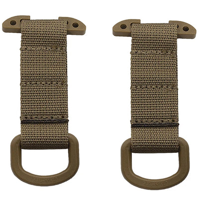 Tactical Molle Clip D Ring Hook T-mount Bar Hanging Belt Hunting Vest Plastic Carabiner Glove Clip Key Holder Battle Accessories