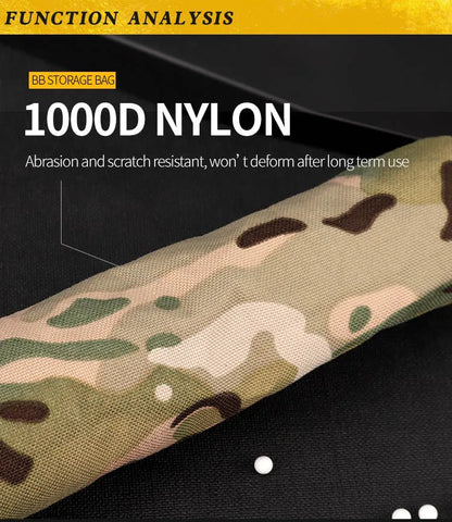 Foldable BB Storage Bag Tactical Magazine Molle Pouch System Paintball Accessories Shooting Organizer