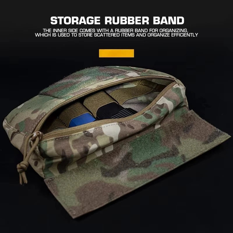 Tactical Chest Rig Drop Pouch FC JPC CPC LBT D3CR MK3 V5 Front Panel Airsoft Plate Carrier Vest Abdominal Storage Bag
