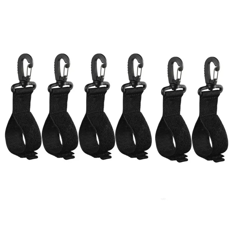 Upgraded Kayak Paddle Holder, Board Accessories Inflatable Boat Storage, Set of 6 Clip Holders
