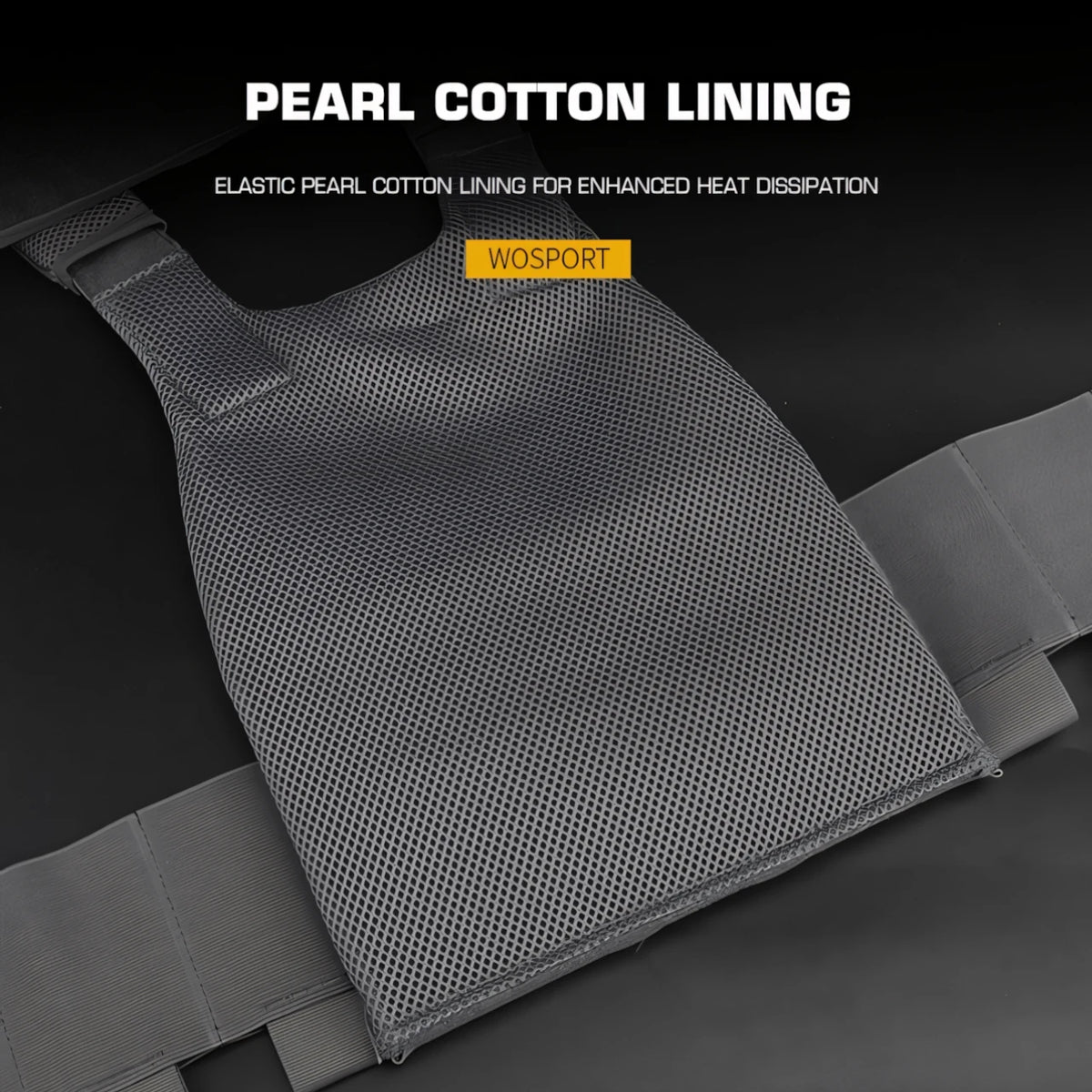 Wosport FCPC Plate Carrier Lightweight Cordura Tactical Vest with Velcro Panels Elastic Side Cummerbund 25mm Buckle for Airsoft