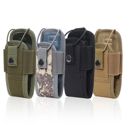 1000D Molle Radio Walkie Talkie Pouch Waist Bag Holder Pocket Portable Interphone Holster Carry Bag for Hunting Camping