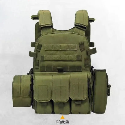 Children Nylon Gear Tactical Vest Body Protection Hunting Carrier Children Accessories Pouch Training Camping Kid Camo Vest