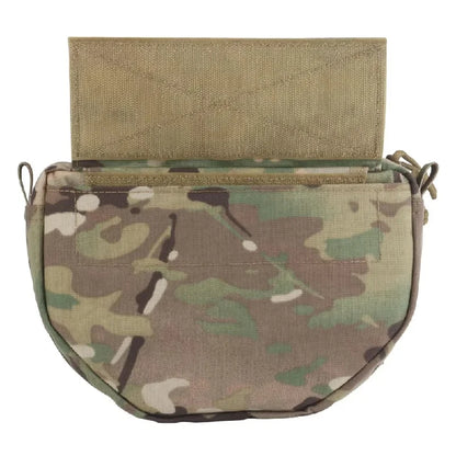 Tactical Vest Underbelly Pouch Hunting Vest Drop Pouches for JPC LBT-6094A V5 Plate Carrier Airsoft Gear Abdominal Storage Bag