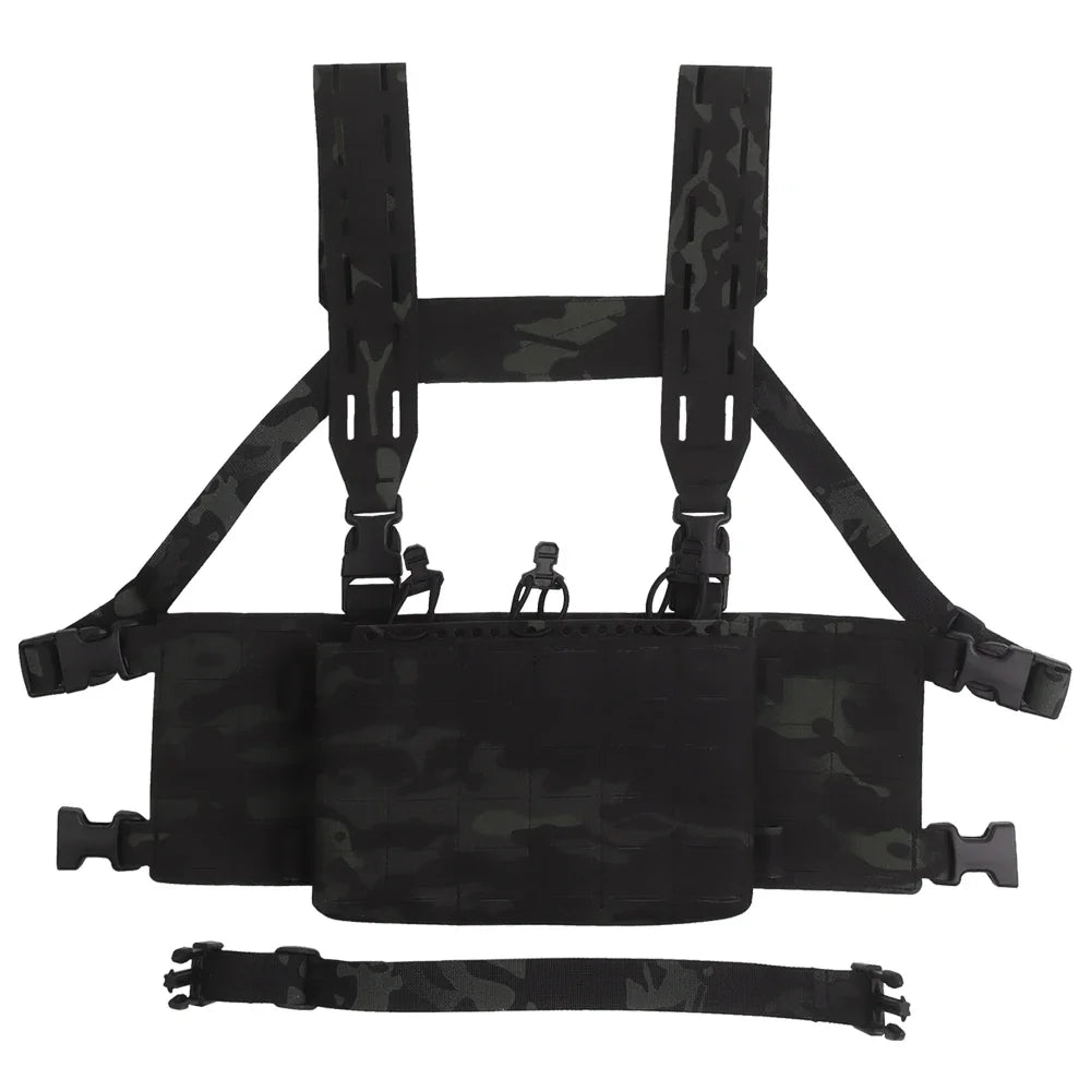 Tactical Triple 5.56 Magazine Storage Pouch Modular MOLLE Chest Rig Fit Plate Carrier Vest For Outdoor Airsoft Hunting Shooting