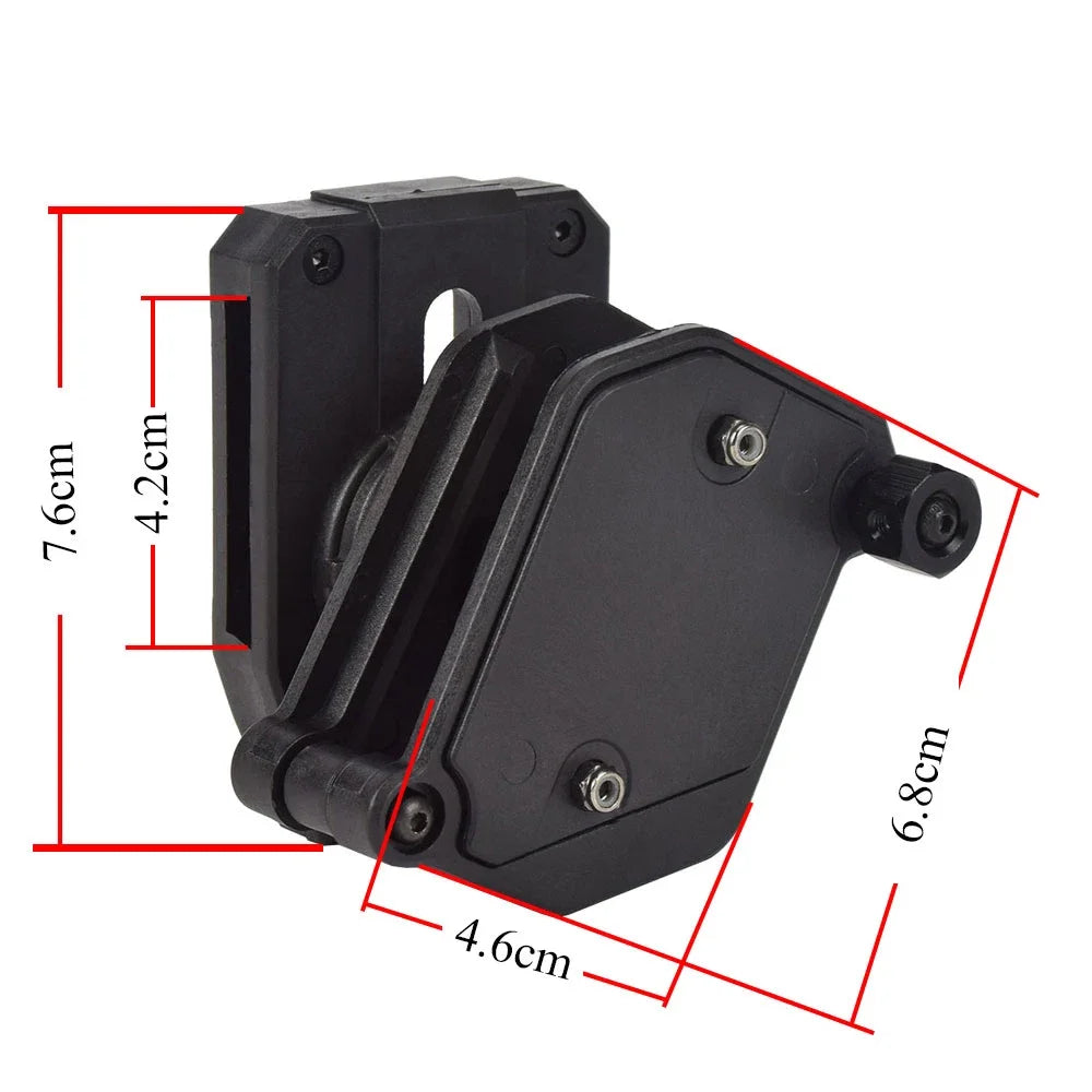 IPSC USPSA Shooting 1.5" Belt + 4 Pcs Multi-Angle High Speed Pistol Magazine Mag Pouch Handgun Holder Holster