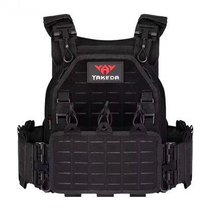 High Density Tactical Vest Molle Combat Plate Carrier with Quick Release Buckle for Men Outdoor Hunting Gear